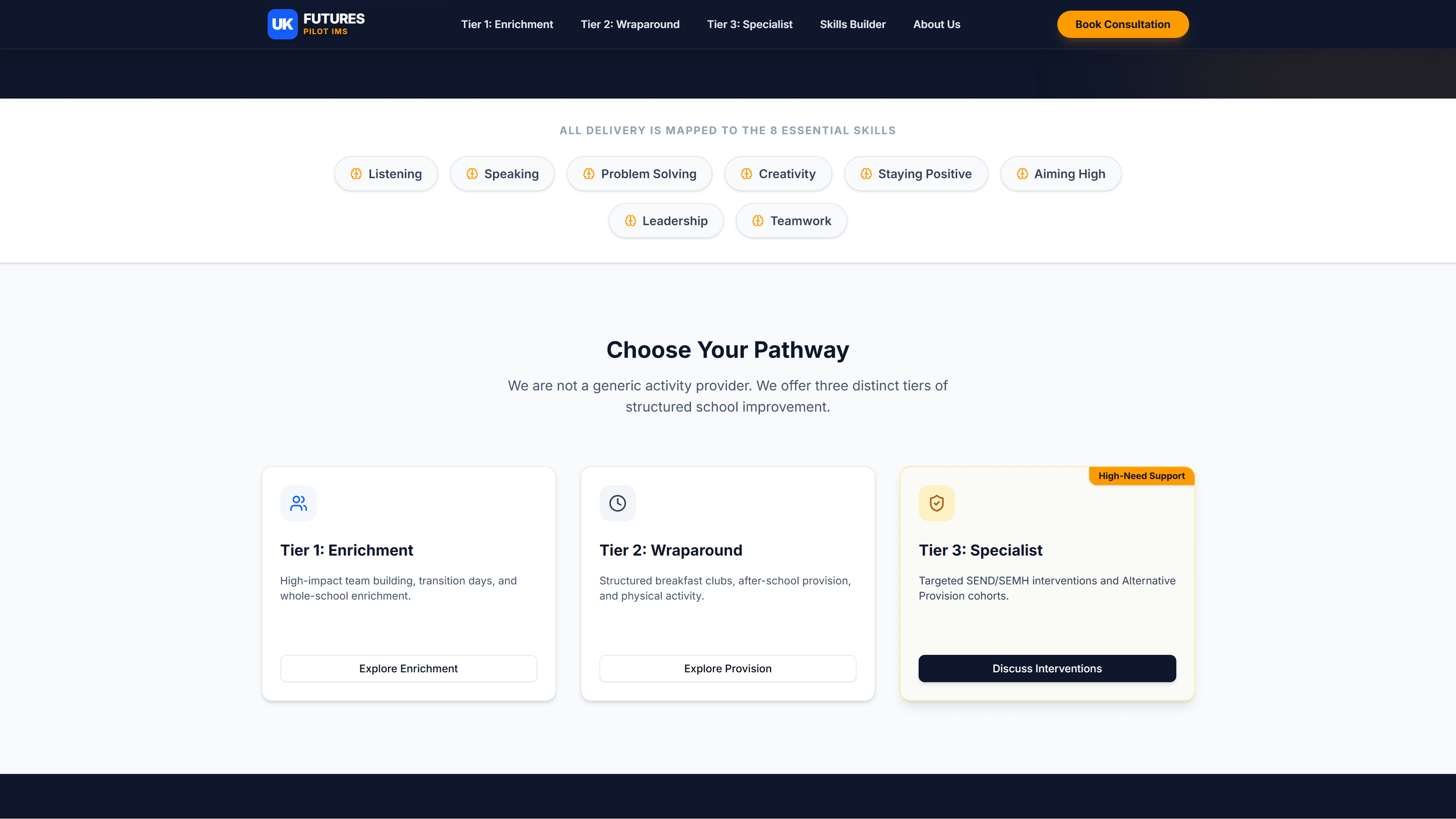Screenshot of UkFutures2